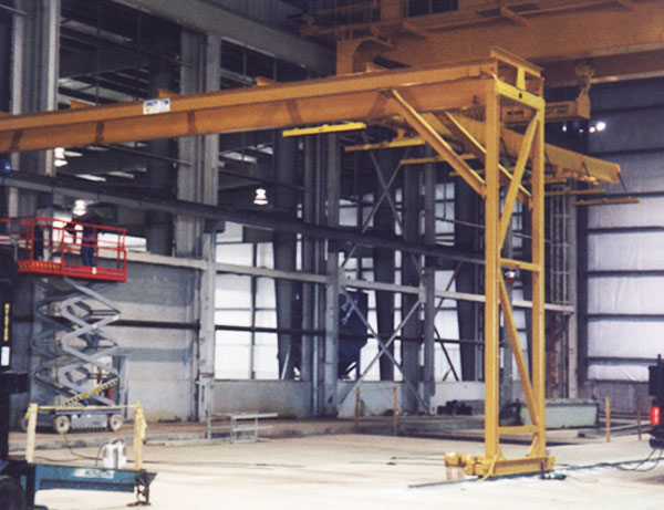 2 ton single leg gantry crane